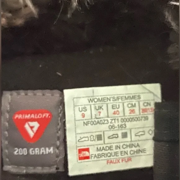 The North Face Black Winter Boots - Picture 6 of 6